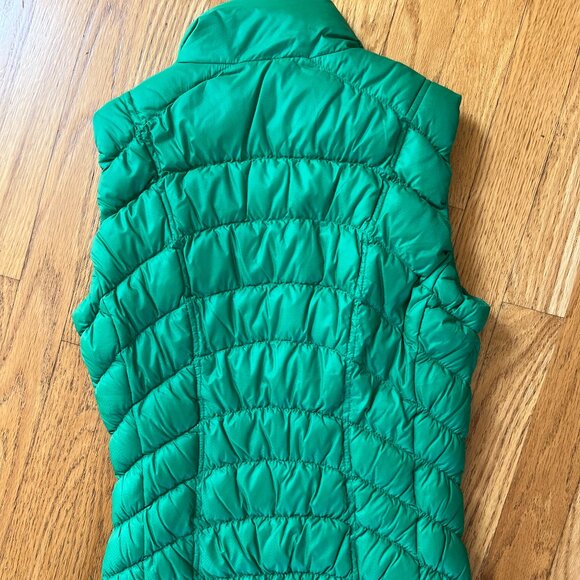 Athleta Women's Down Vest Green XS - Picture 2 of 3
